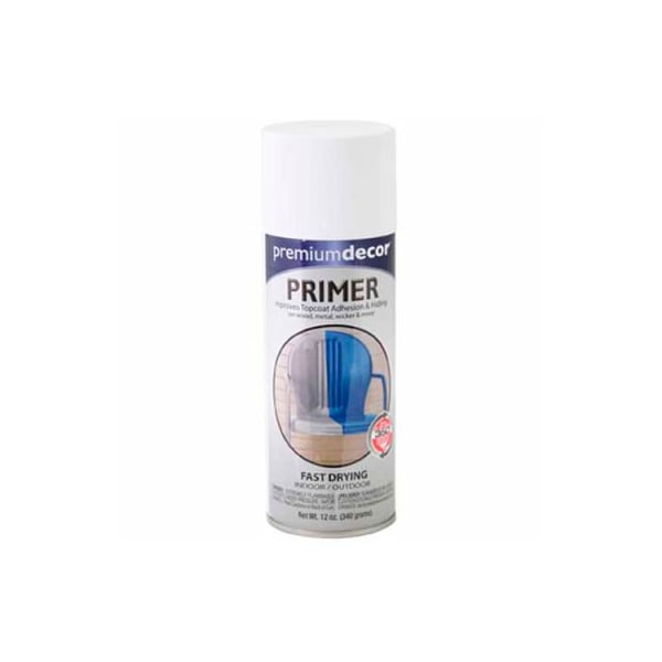General Paint Premium Dcor Decorative Enamel Primer 12 oz. Aerosol Can, White - 792314 792314 - main
